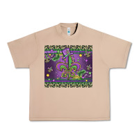 Burro mardi gras fleur de lis Urban Heavy Tee - MaliasSmallBusiness