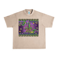 French Oak mardi gras fleur de lis Urban Heavy Tee - MaliasSmallBusiness