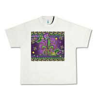 Pistachio mardi gras fleur de lis Urban Heavy Tee - MaliasSmallBusiness