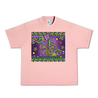 Salmon mardi gras fleur de lis Urban Heavy Tee - MaliasSmallBusiness