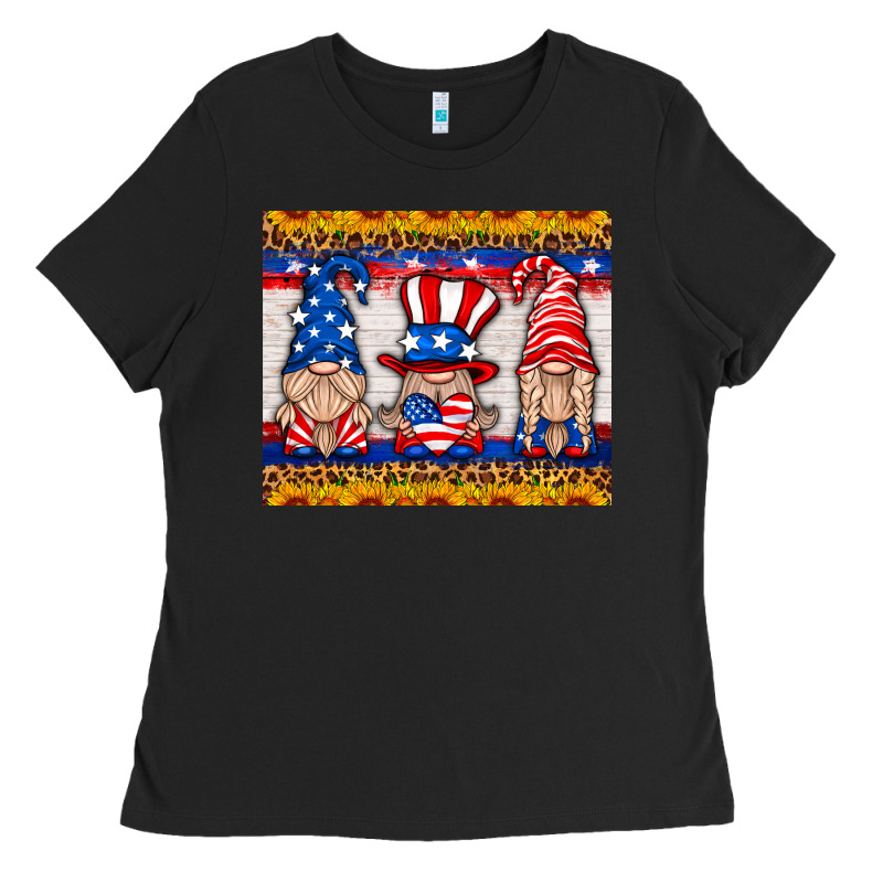 Usa Gnome Mouse Pad Ladies Tee by HRA Design Shop | Teevron