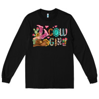 Black western cowgirl Long Sleeve Tee - MaliasSmallBusiness