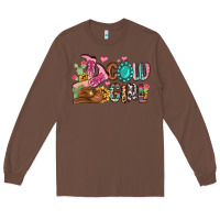Chestnut western cowgirl Long Sleeve Tee - MaliasSmallBusiness