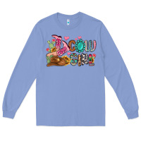Colony Blue western cowgirl Long Sleeve Tee - MaliasSmallBusiness