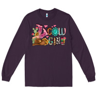 Plum western cowgirl Long Sleeve Tee - MaliasSmallBusiness