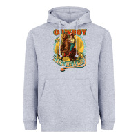 Heather Grey Busy doing Cowgirl shit Heavyweight Hoodie - HowdyJamesFarm