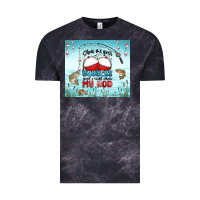 Cloud Black show me your bobbers and i will show my rod Vintage Tee - MaliasSmallBusiness