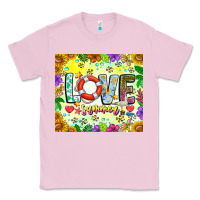 Bubblegum Pink Love Summer Classic Tee - CowhideDigitalArt
