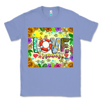 Colony Blue Love Summer Classic Tee - CowhideDigitalArt