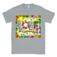 Heather Grey Love Summer Classic Tee - CowhideDigitalArt