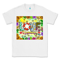 White Love Summer Classic Tee - CowhideDigitalArt