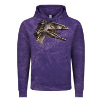 Cloud Purple Deinonychus Face Vintage Hoodie - LillyAllenDesigns