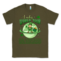 Army Green lucky world tour st. patricks day Classic Tee - MaliasSmallBusiness