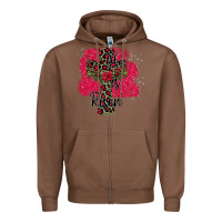 Chestnut He İs Risen Easter Zipper Hoodie - Bettercallsaul