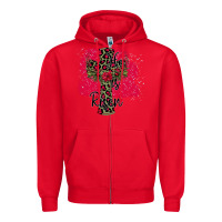 Red He İs Risen Easter Zipper Hoodie - Bettercallsaul