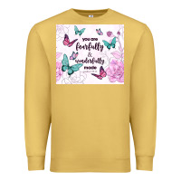 Antique Gold you are fearfully and wonderfully made Premium Sweatshirt - TumblerDesignByShophia