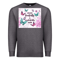 Charcoal Heather you are fearfully and wonderfully made Premium Sweatshirt - TumblerDesignByShophia