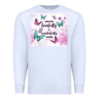 White you are fearfully and wonderfully made Premium Sweatshirt - TumblerDesignByShophia