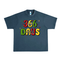 Midnight Navy 366 days black history Urban Heavy Tee - MaliasSmallBusiness