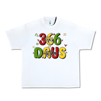 White 366 days black history Urban Heavy Tee - MaliasSmallBusiness