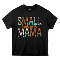 Black Small Business Mama Heavy Core Tee - FaDigitalArtStudio
