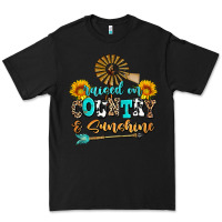 Black raised on country and sunshine Premium Tee - AdoDesignShop