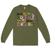 Army Green kinda boujee kinda broke Long Sleeve Tee - MaliasSmallBusiness