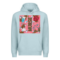 Blue Mist pink glitter nurse Premium Hoodie - TumblerDesignByShophia