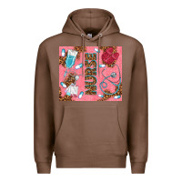 Chestnut pink glitter nurse Premium Hoodie - TumblerDesignByShophia