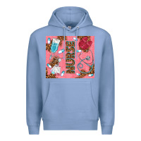 Colony Blue pink glitter nurse Premium Hoodie - TumblerDesignByShophia