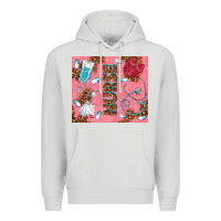 Dove Grey pink glitter nurse Premium Hoodie - TumblerDesignByShophia