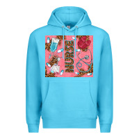 Ocean Blue pink glitter nurse Premium Hoodie - TumblerDesignByShophia