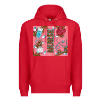 Red pink glitter nurse Premium Hoodie - TumblerDesignByShophia