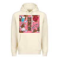 Sandshell pink glitter nurse Premium Hoodie - TumblerDesignByShophia
