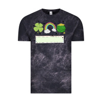 Cloud Black st patrick's trio name patch Vintage Tee - MaliasSmallBusiness