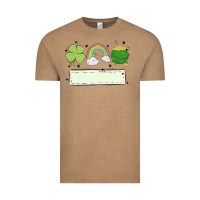 Vintage Coffee st patrick's trio name patch Vintage Tee - MaliasSmallBusiness