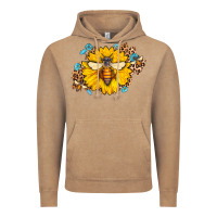 Vintage Coffee bee sunflower leopard Vintage Hoodie - Jasminsmagicworld