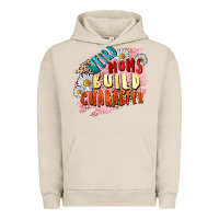 Pigment French Oak Weird moms build character Mother's Day Urban Hoodie - FaDigitalArtStudio