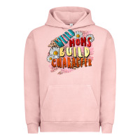 Pigment Salmon Weird moms build character Mother's Day Urban Hoodie - FaDigitalArtStudio