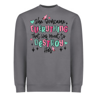 Storm she overcame everything that was meant to destroy Heavyweight Sweatshirt - MaliasSmallBusiness