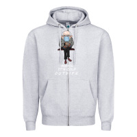 Heather Grey Bernie it' could outside Zipper Hoodie - Bettercallsaul