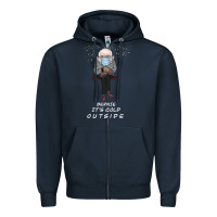 Navy Bernie it' could outside Zipper Hoodie - Bettercallsaul