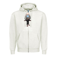 Oatmeal Heather Bernie it' could outside Zipper Hoodie - Bettercallsaul