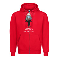 Red Bernie it' could outside Zipper Hoodie - Bettercallsaul