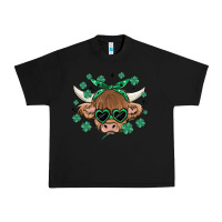Black st patrick's day cow Urban Heavy Tee - MaliasSmallBusiness