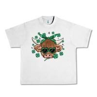 Lunar Rock st patrick's day cow Urban Heavy Tee - MaliasSmallBusiness