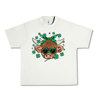 Pistachio st patrick's day cow Urban Heavy Tee - MaliasSmallBusiness