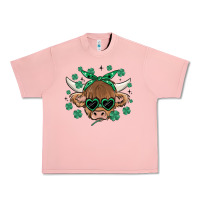 Salmon st patrick's day cow Urban Heavy Tee - MaliasSmallBusiness