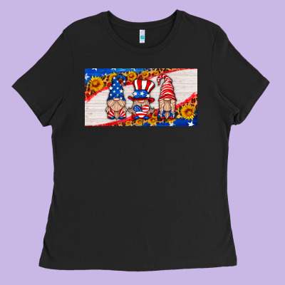 Usa Gnome License Plate Ladies Tee Designed By Hra Design Shop