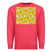 Cardinal retro smiley faces Premium Sweatshirt - TumblerDesignByShophia